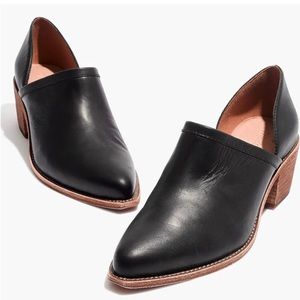 Madewell Brady Shoe Size 7 Black leather